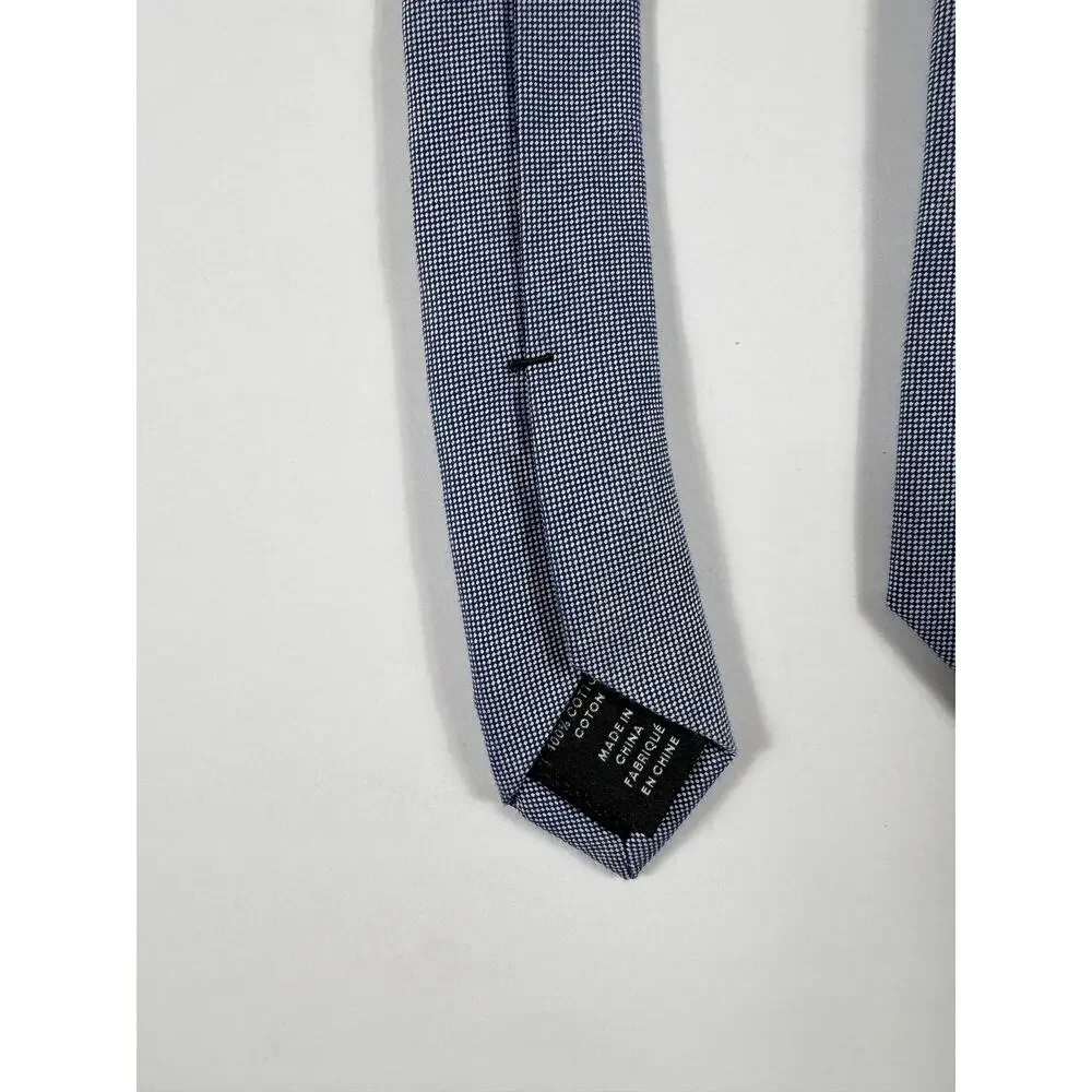 Nordstrom Kids Blue Cotton Necktie Boys Youth
